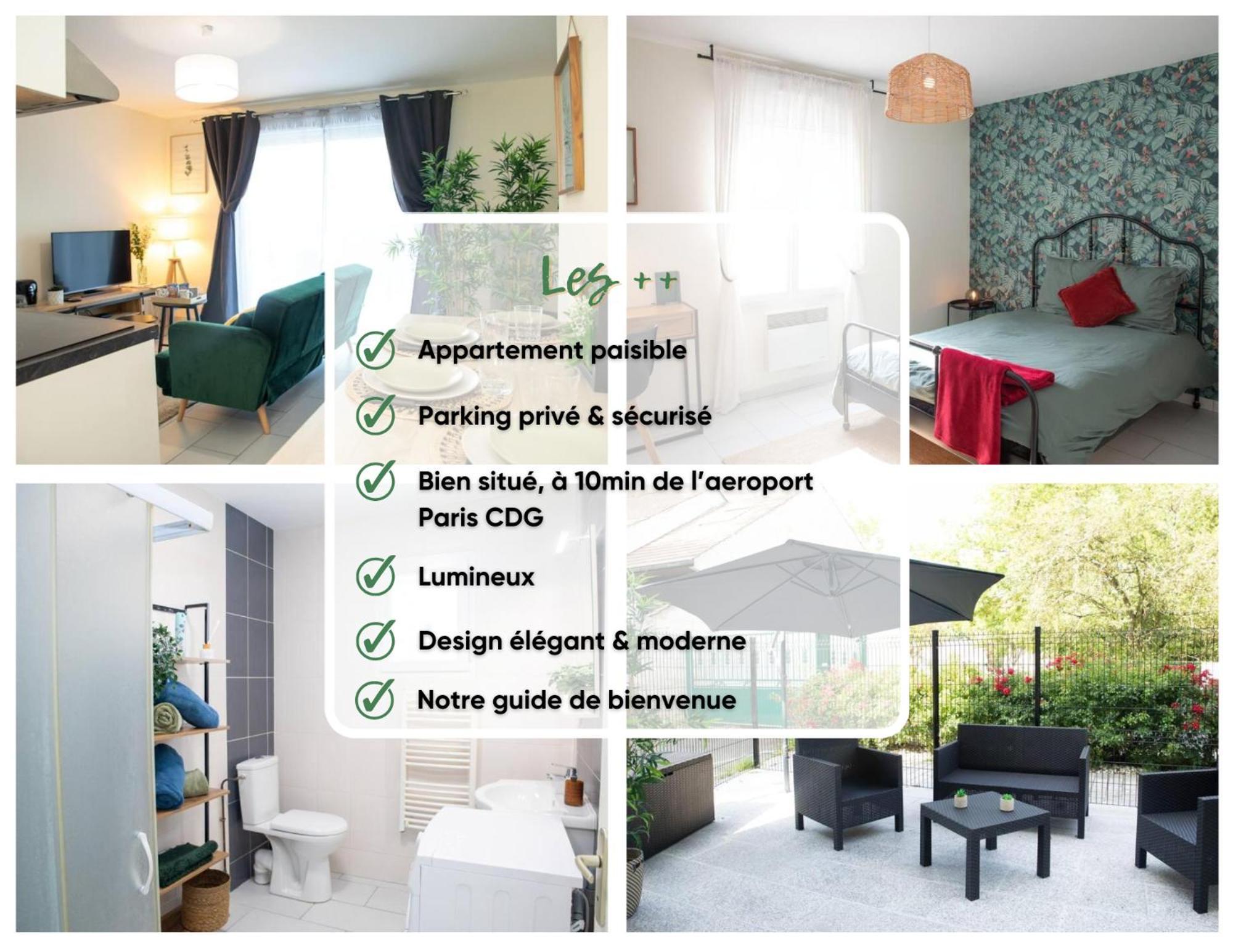 Djial - Proche De Cdg Et Du Parc Asterix Apartment Dammartin-en-Goele Ngoại thất bức ảnh